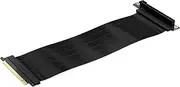 CORSAIR Premium PCIe 4.0 x16 Extension Cable 300mm - EMI Shielded - 90° Female PCIe Connector - Backwards Compatible with PCIe 3.0 Systems - Black