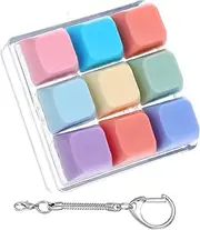 YUXIANLB Keyboard Fidget Toy, Fidget Clicker Keyboard Keychain Decompression Toys, Dual Sound Keyboard Fidget Toy, Quiet & Loud Fidget Keyboard for Stress Relief, Button Fidget Gifts for Pass Time