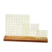 5-Slot Wooden Quilting Ruler Stand and Template Organizer, Sewing Accessories