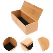 Storage Boxes with Lids Bin Bamboo Black Bins Pink Trash Can