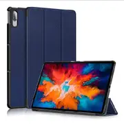 For Lenovo Tab P11 /Tab P11 Cover, Tab P11 /Tab P11+ (11 inch) Folio Leather Smart Magnetic Flip Stand Case Cover (Navy Blue)