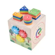 Educational Puzzlebox Color Sorting Coin Box Teaching Toy Boys Girl Learning Toy