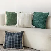 Square Ruffle Pillowcase Delicate Cushion Cover Throw Pillowcover Sofa/Bed