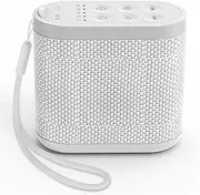Welldiea White Noise Machine, Portable Sleep Sound Machine, 21 Sleep Music, Timer, Memory Function, Type-C Rechargeable for Home Office Travel Gift, Suitable for Everyone(White)