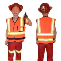 在飛比找蝦皮商城精選優惠-【一號】消防服環衛清潔工人職業角色扮演演出服兒童交通安全演習