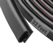 23ft Door Weather Stripping Seal - Self-Adhesive, Multi-Purpose, Sound & Draft P
