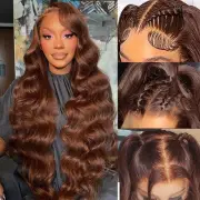 Chocolate Brown Lace Front Wig 13x6 Chocolate Brown Wig Body Wave Lace Front ...