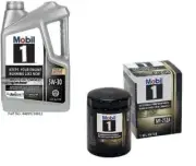Mobil1 M1-212A Engine Oil Filter & 5 Quarts Mobil1 5W30 Full Synthetic Motor Oil (for: Ford)