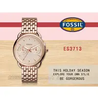 在飛比找PChome商店街優惠-CASIO 時計屋 FOSSIL手錶 ES3713 女錶 石