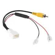 Car Navigation System Reversing Rear View Camera Plug Cable Wiring Harness 4 Pin