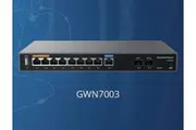 Grandstream GWN7003 Multi-WAN Gigabit VPN Router, Built-in Firewalls, 2x 2.5 Gigabit SFP Ports 9x Gigabit, 512MB RAM, 256MB Flash GWN7003