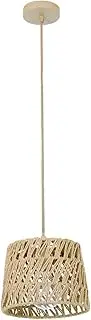 Beacon Lighting Byron 1 Light Small Pendant in Natural Weave