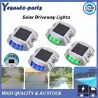 2/4X Solar Driveway Lights Deck Pathway Light Solar Dock LED Lights Safety Light