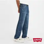 LEVI'S RED 工裝手稿風寬鬆版直筒 牛仔褲/中藍水洗 LEVIS