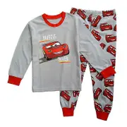 Kids Boys Pajama Set Lightning McQueen Crew Neck Top Pants Pants Sleepwear Pajamas 4-5 Years