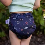 Monarch Reusable Cloth Pull-Up Nappy, Space Out, OSFM (4-17kg)