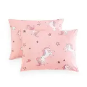 - Unicorn Pillow Cases for Girls, Cute Unicorns with Stars and Hearts Pattern...