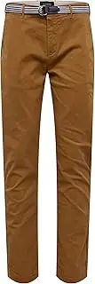 [Scotch & Soda] Men's AMS Blauw Stretch Stuart Chino with Belt Trouser