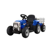 Rigo Ride On Car Tractor Electric 12V Blue