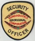 Gundabooka (Bourke, NSW) Aboriginal Corporation Security yellow obsolete patch