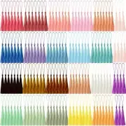 154 Pcs Bookmark Tassels Bulk for Crafts,Key Chain Tassels for Jewelry