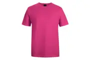 JBs Mens Plain Basic 100% Cotton T-shirt 1HT- Hot Pink