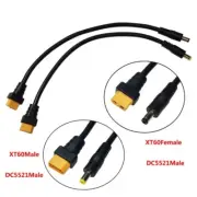 30cm DC5521 to XT60 Connector Cable Male XT60 Connector To 5.5x2.5mm Power Cord