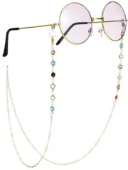 Glasses Chain Rope Lanyard Beaded Glasses Strap Spectacles Reading Cord- Xmas