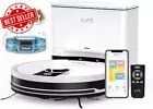 A12Pro Robot Vacuum-Mop, Self-Emptying, Lidar Navigation, WiFi/Alexa, Hard Floor