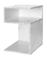 [Levede] Bedside Table in White