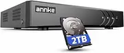 [ANNKE] 3K Lite 8CH Digital Video Recorder, H.265+ Hybrid 5-in-1 DVR with AI Human/Vehicle Detection, Remote Access for Surveillance Camera Home Business, 2TB Hard Drive Included