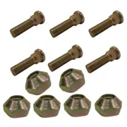 195490M1 Front Wheel Studs & Nuts 181328M1 Fits Massey Ferguson TE20 TO20 TO30