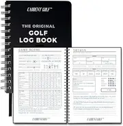 CADDENT GOLF Log Book - Wire-Bound Golf Notebook and Golf Scorecard Book - Golf Journal & Log Book - 150 Pages