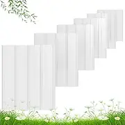 Clear Polycarbonate Roofing Sheet, Splicable Corrugated Plastic UV Resistant Greenhouse Shed Canopy, Transparent Insulation Day Lighting Panels, Easy Cut Covering Panel (Transparent, 3.28'x32.8')