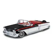 Motormax 1:24 Scale 1958 Chevy Impala Convertible Get Low Series Model Car