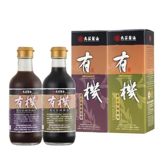 丸莊_黑豆有機醬油組*3組(有機醬油清300ml*1+有機醬油膏350g*1/組*3組)