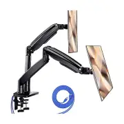 Ergear Dual Monitor Stand Mount, Ultrawide 13-35 Inch Height Adjustable Compu...