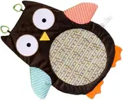 Owl Baby Playmat Soft Texture Non Mat for Boys and Girls' Crawling and Sensory Play