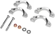 Brilluxa Exhaust Flange Repair Kit 50mm Dia Carbon Steel Exhaust System Kit 82007050 High Strength Flat Oval Split Flange Exhaust Gasket for E24 E E34 E39