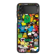 Galaxy Z Flip4 Impact Hinge Case Fun Friends