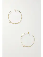[Jacquemus] Jacquemus - Gold-tone Hoop Earrings - One size One size Gold