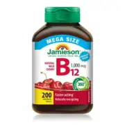 Jamieson Vitamin B12 1,000 mcg, 200 tabs (mega size)