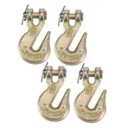 4 Pack G70 5/16" Clevis Grab Hooks Tow Chain Hook Flatbed Truck Trailer Tie Down