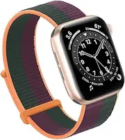[BKUANE] For Apple Watch Band 49MM 45MM 44MM 42MM 41MM 40MM 38MM, Women Men Sport Nylon Loop Strap For IWatch Series Ultra 8 7 6 5 4 3 2 1 SE
