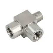 Avanty Stainless Steel 304 Forged Pipe Fitting, Street Tee, 1/8" NPT Female x...