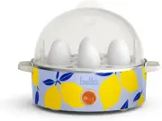 Electric Egg Cooker, 7 Eggs Capacity Tray, Single Stack, for Poached, Scrambled,