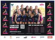 Melbourne vixens Team photo ,netball champions , ball, nsw swift’s,thunderbirds