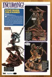 2004 Star Wars Unleashed Figures/Statues Print Ad/Poster Bossk Aayla Toy Art