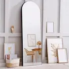 Maxkon Full Length Mirror with Stand Floor Mirror Arched Wall Mirror Freestan...