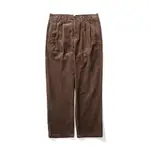 RETRODANDY - " FRENCH CORDUROY TROUSERS " - 咖‌啡‌色‌ ‌BROWN‌